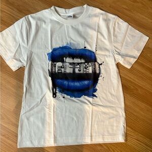 Blue Graphic Short Sleeve Tee